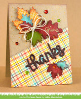 stitched leaves
