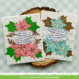 stitched poinsettia
