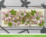 stitched poinsettia