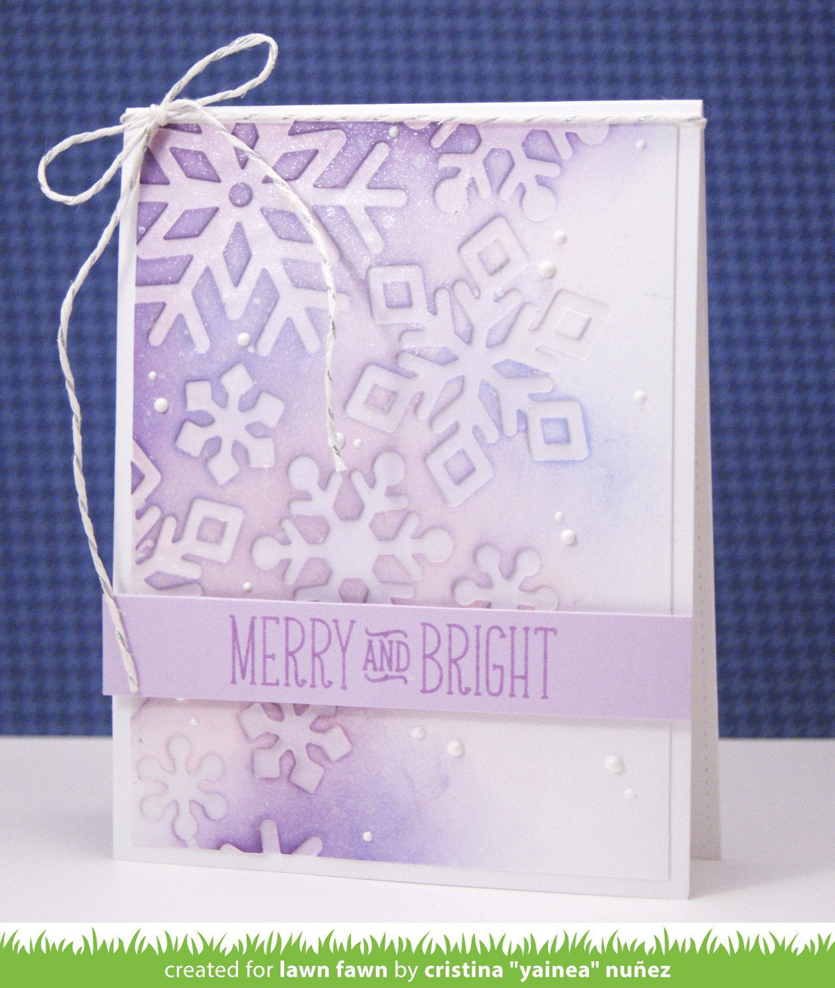 stitched snowflakes