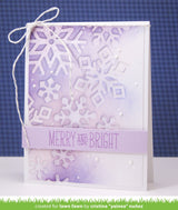 stitched snowflakes