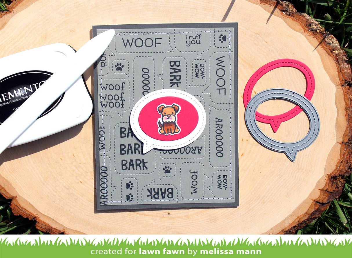 _stitched speech bubble frames_