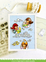 stitched wavy backdrop: portrait