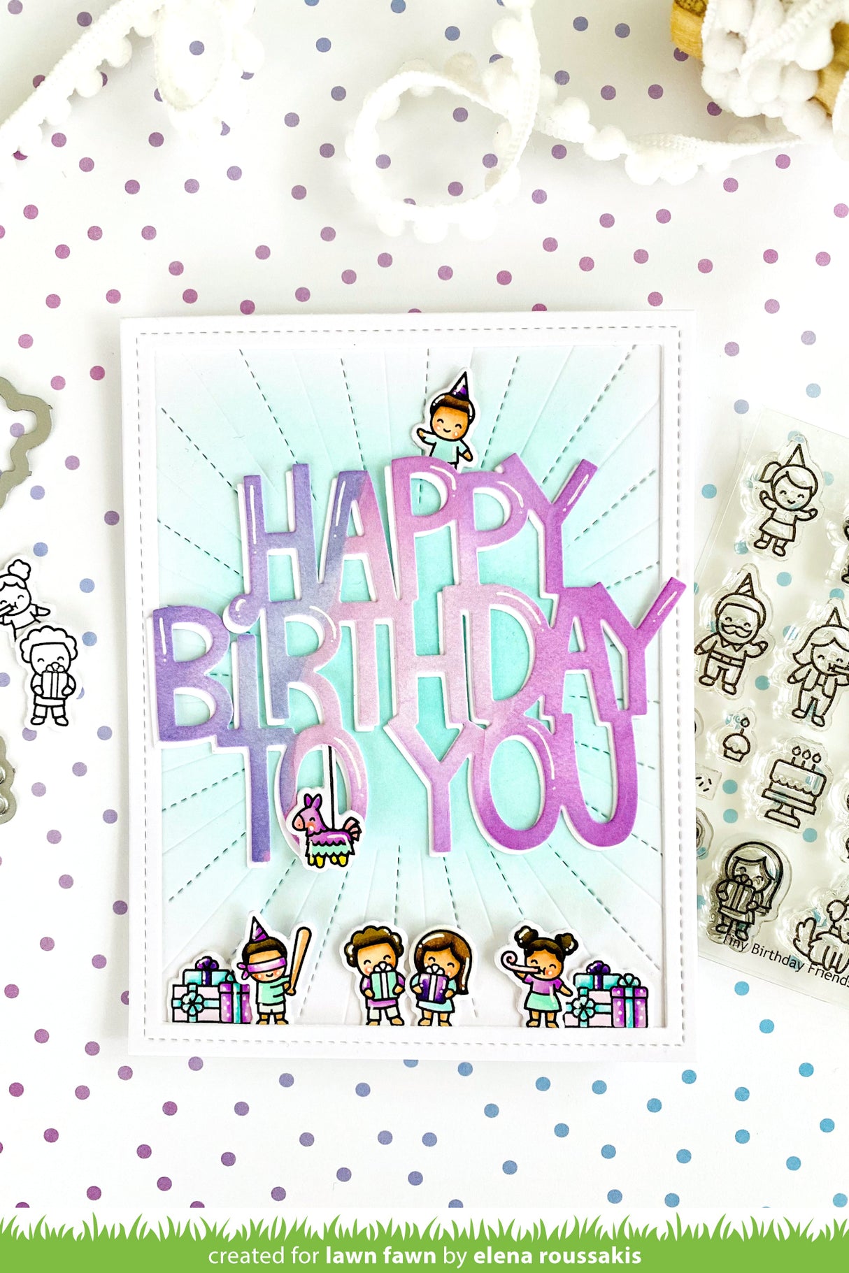 tiny birthday friends