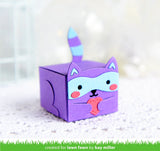tiny gift box raccoon and fox add-on