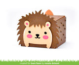 tiny gift box hedgehog add-on