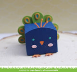 tiny gift box peacock and turkey add-on