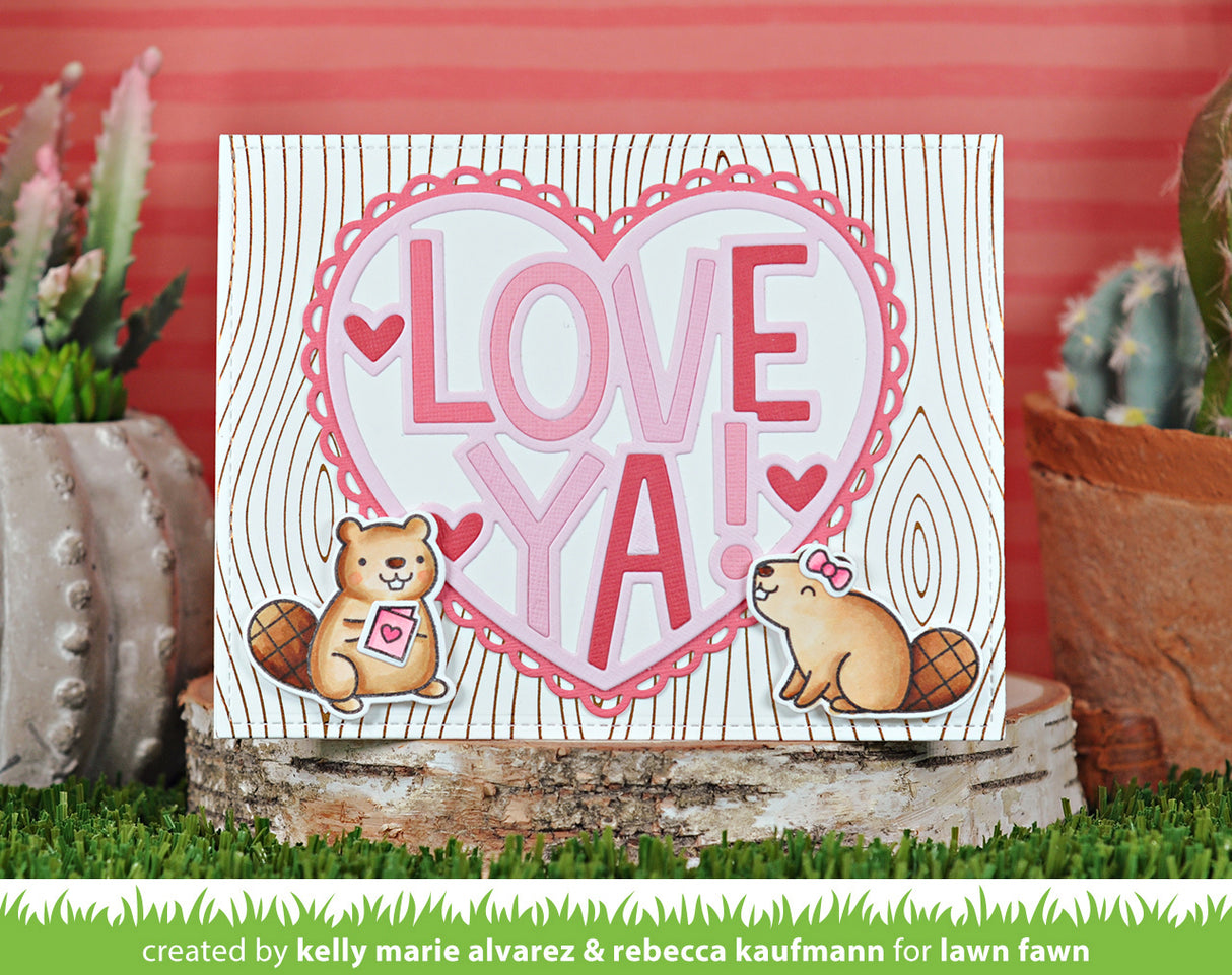 woodgrain background hot foil plate