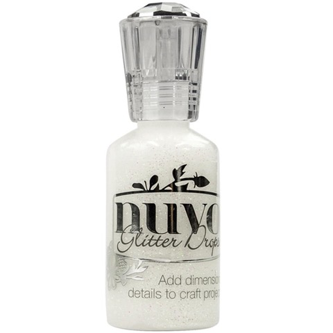 nuvo - glitter drops - white blizzard