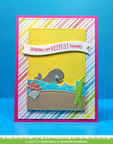 shadow box card ocean add-on