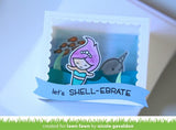 shadow box card ocean add-on